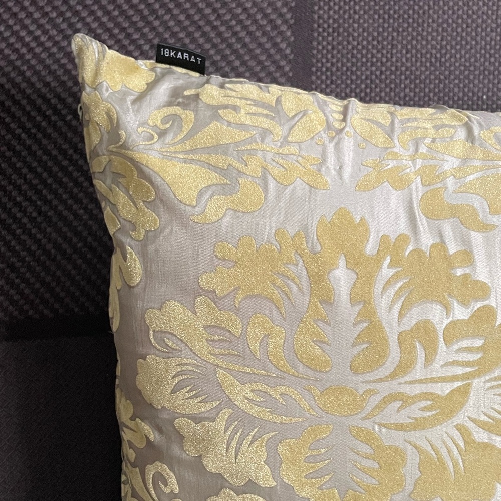 Large Olive-green Decorative Pillow l 22”x22”